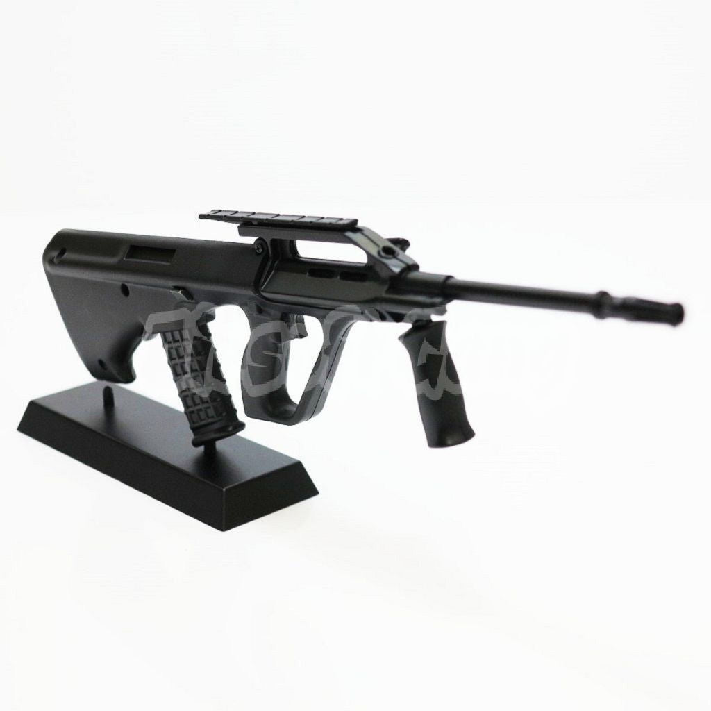 12" Inches Non-Function Toy Figure Dummy Model Kit 1:6 AUG Rifle Black