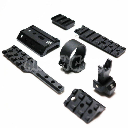 PTS Unity Tactical FUSION Folding Sight Mounting System Black