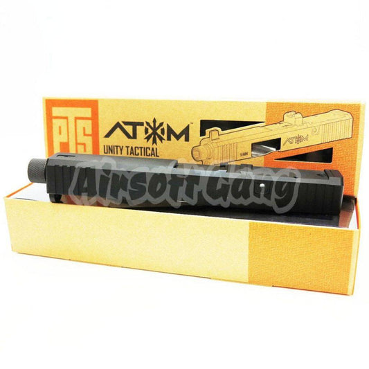 PTS Unity Tactical ATOM Slide Set For Tokyo Marui G17 GBB Black