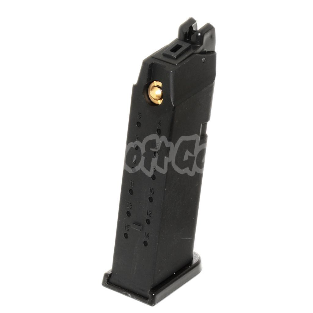 Airsoft 20rd Gas Magazine for EMG SAI BLU COMPACT / AW / WE / Tokyo Marui G19 G23 G26 Series GBB Pistol Black