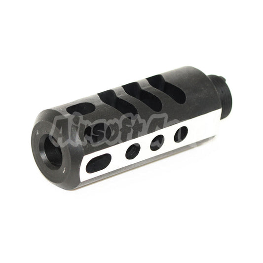 5KU Aluminum Compensator Type 3 For Tokyo Marui Hi-Capa 5.1 GBB Pistol Airsoft Black/Silver