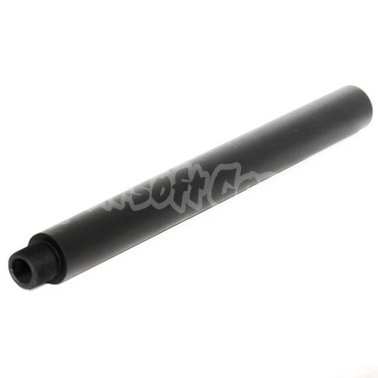 7"/7.5" Inches 177mm/190mm Aluminum Outer Barrel Extension Tube -14mm CCW Threading AEG GBB Airsoft Black
