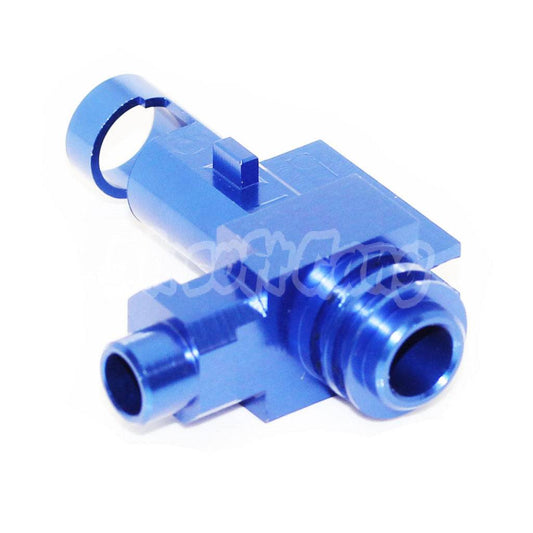5KU CNC Aluminum Hop Up Chamber For M4 M16 Series AEG Airsoft Blue