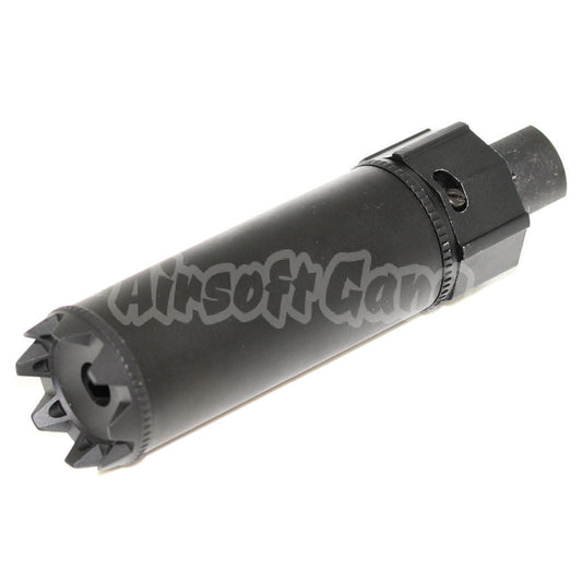 5KU Socom Mini Monster QD Suppressor Silencer -14mm CCW AEG GBB Black
