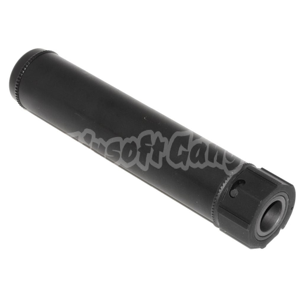 Airsoft 5KU 193mm SOCOM556 AR QD Suppressor Silencer A -14mm CCW Flash Hider Black