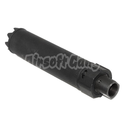 Airsoft 5KU 170mm/191mm SOCOM MG Monster QD Suppressor Silencer -14mm CCW Flash Hider Black