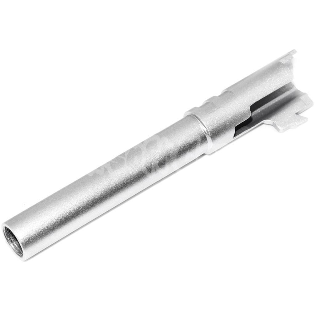 BELL 123mm Outer Barrel -12mm CCW For BELL ARMY Tokyo Marui 1911 GBB Pistol Airsoft Silver