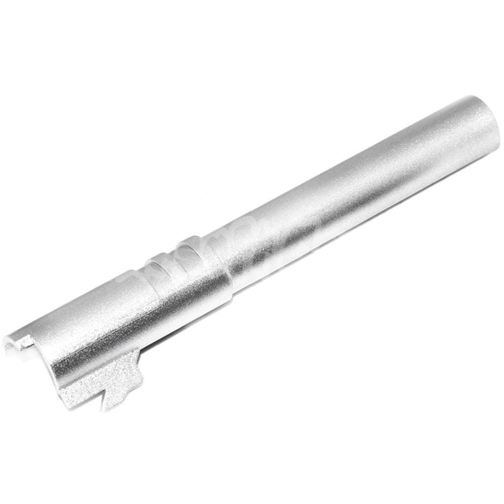 BELL 123mm Outer Barrel -12mm CCW For BELL ARMY Tokyo Marui 1911 GBB Pistol Airsoft Silver