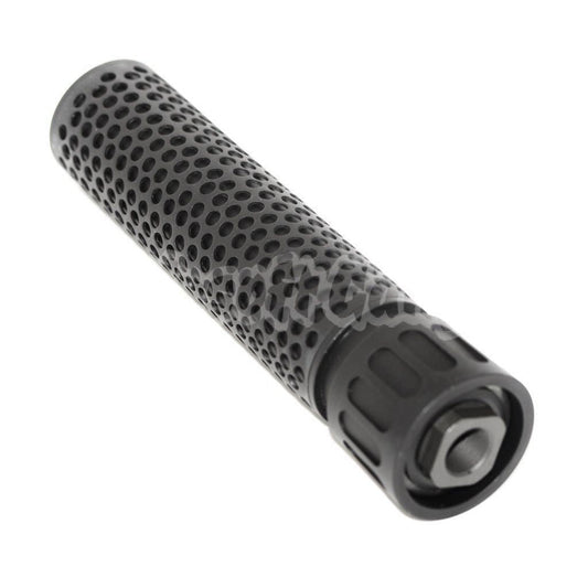 5KU 179mm 7" Inches KAC Style QDC/CQB Suppressor Silencer Extend Barrel Tube with -14mm CCW Flash Hider Black