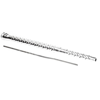 Airsoft 5KU 15"/15.5" SR16 E3 Aluminium Outer Barrel -14mm CCW For WA M4 GBB Rifles Silver