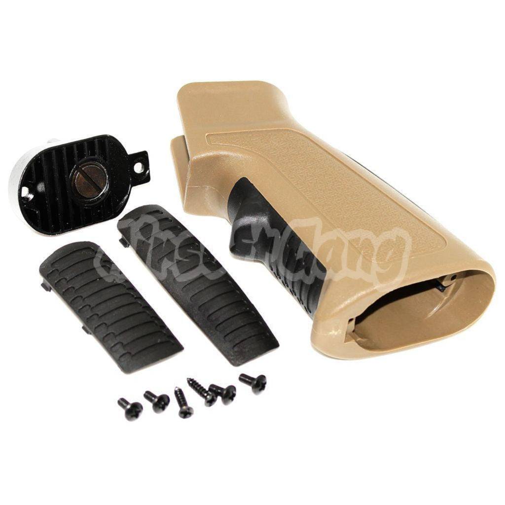 APS Changeable Front And Rear Pad Phantom Overload Pistol Grip For M4 M16 Series AEG Airsoft Dark Earth/Black