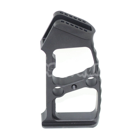 5KU Aluminum Pistol Grip (Type 2 - Edge) For M4 M16 Series GBB Airsoft Black