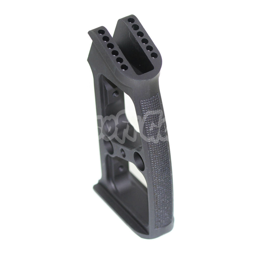5KU Aluminum Pistol Grip (Type 3 - Knurly) For M4 M16 Series GBB Airsoft Black