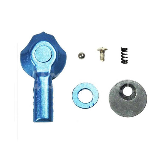 APS Phantom Extremis Rifle (PER) V2 Silver Edge Long Type Ambi Fire Selector For PER M4 M16 Series AEG Airsoft Blue