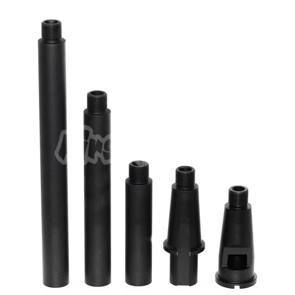 M4A1 4-Segments Metal Outer Barrel For M4 M16 Series AEG -14mm CCW (18.125" Inches) GBBR(17.25" Inches) Airsoft Black