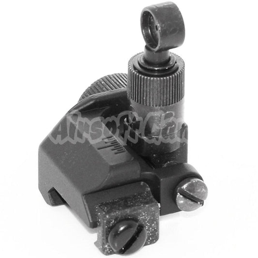 CYMA Knight's KAC Type 600M Flip Up Rear Sight For Standard 20mm RIS RAS Rail