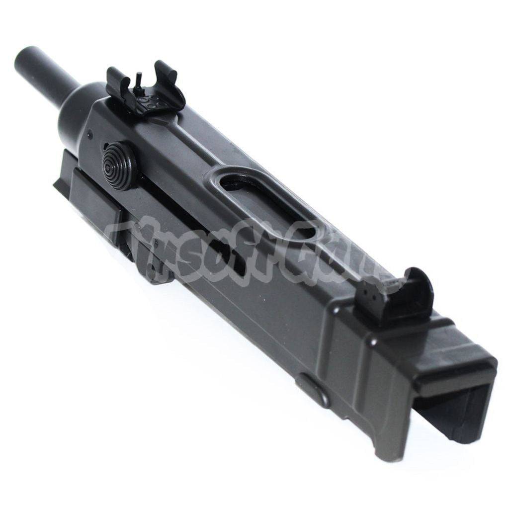 Upper Body Frame with Outer Barrel and 4 Slots Rail For WELL R2 / Jing Gong JG / Tokyo Marui VZ61 Scorpion AEP AEG Airsoft