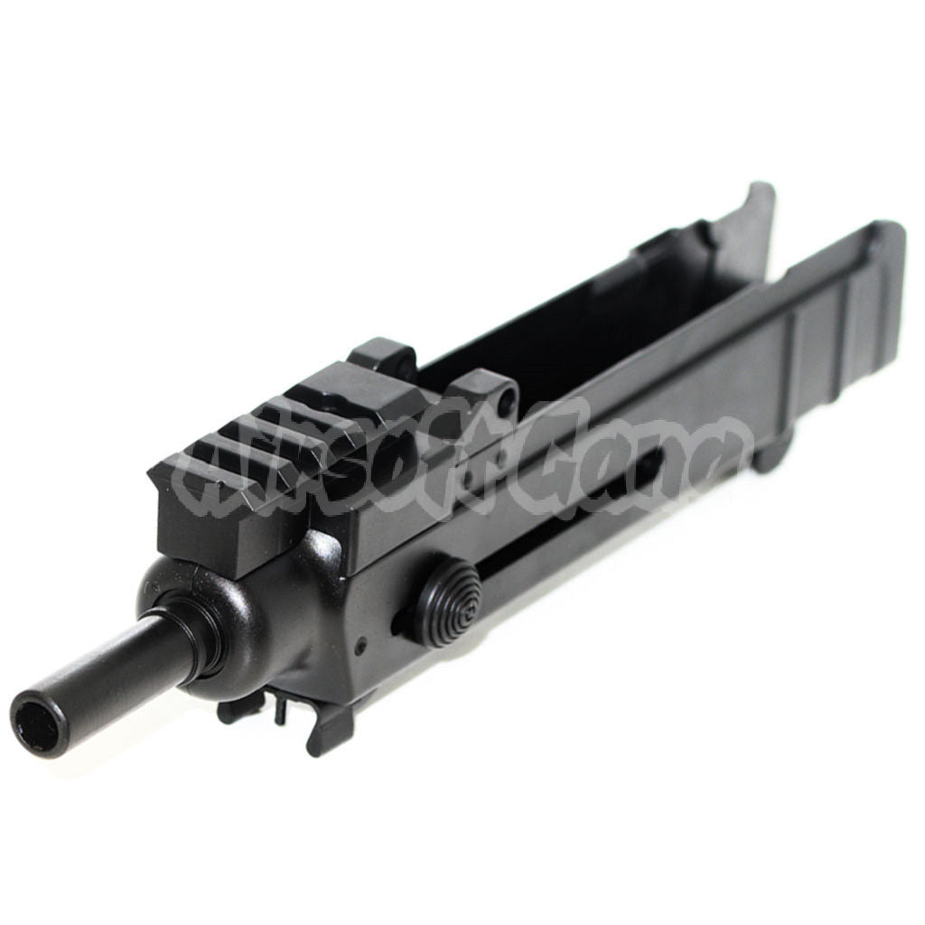Upper Body Frame with Outer Barrel and 4 Slots Rail For WELL R2 / Jing Gong JG / Tokyo Marui VZ61 Scorpion AEP AEG Airsoft