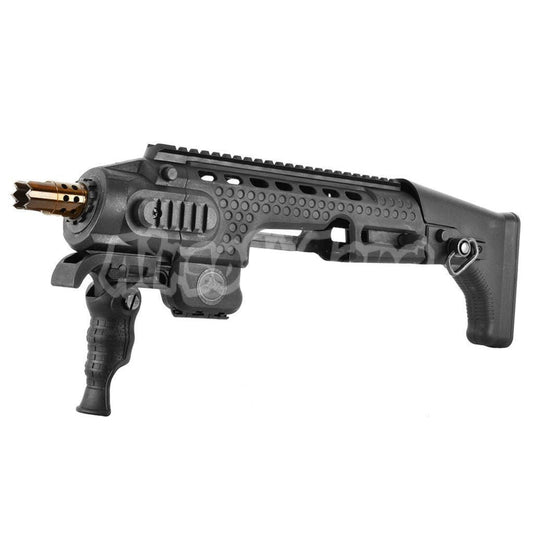 APS Caribe Action Combat Pistol Carbine Conversion Kit For G17 G18C Pistol Airsoft Black