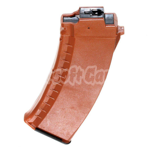 Airsoft Battleaxe 70rd Mid-Cap Magazine For Tokyo Marui Next Gen Gen2 AK EBB Orange Brown