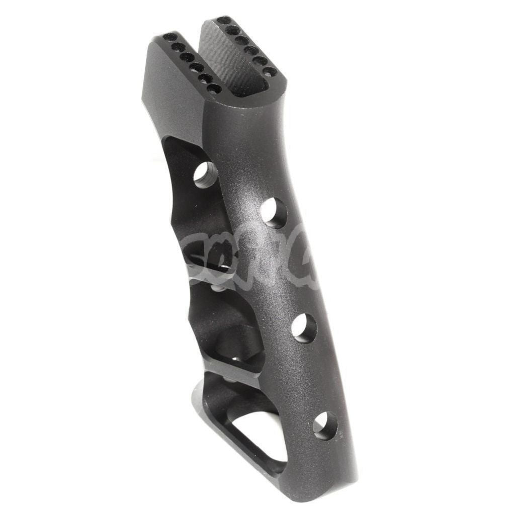 5KU CNC Skeletonized Pistol Grip For WA M4 M16 Series GBB Airsoft Anodized Black