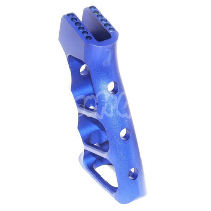 5KU CNC Skeletonized Pistol Grip For WA M4 M16 Series GBB Airsoft Anodized Blue