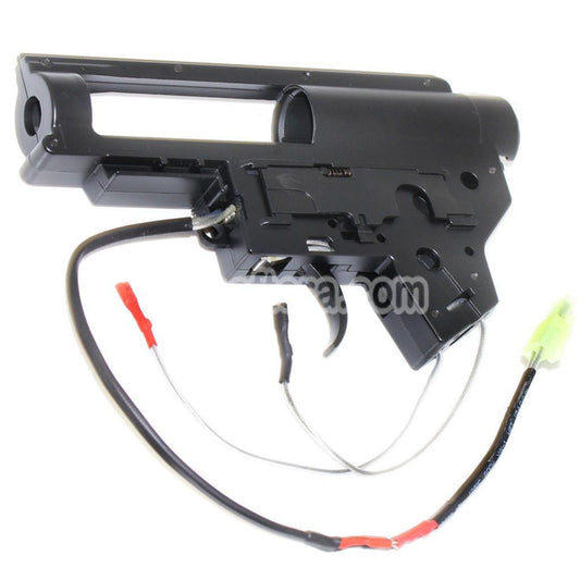 Airsoft QD Quick Change Spring System Reinforced 8mm Gearbox Shell Front Wired For A&K AR M4 M16 Series AEG Rifles