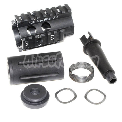 5KU Fighting Cat Front Kit Set For M4 M16 Series AEG Airsoft Rifle Black