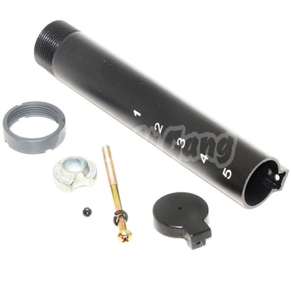 E&C 6-Position Stock Pipe Buttstock Tube For M4 M16 Series AEG Airsoft
