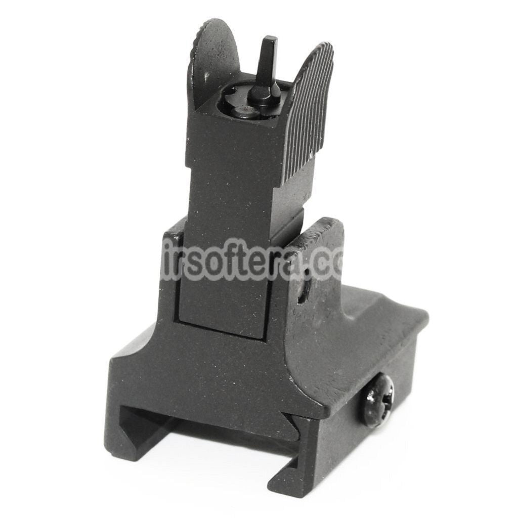 Airsoft Metal Flip Up Front Sight For 20mm 1913 Picatinny Rail M4 M16 AEG Rifles