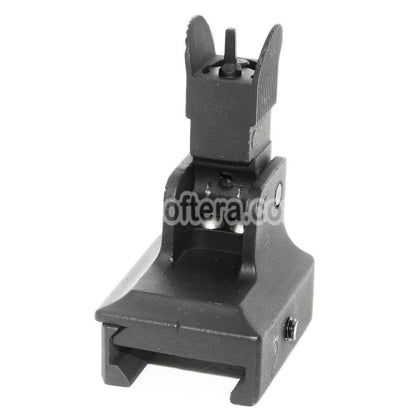 Airsoft Metal Flip Up Front Sight For 20mm 1913 Picatinny Rail M4 M16 AEG Rifles