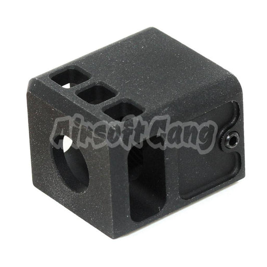 5KU Stubby Comp Compensator -14mm CCW For Tokyo Marui G17 G18C GBB Pistol Airsoft Black