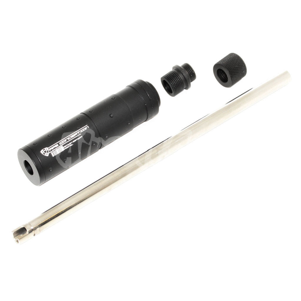 Airsoft APS 6.03mm 190mm Power Up Extended Inner Barrel and Silencer w ...