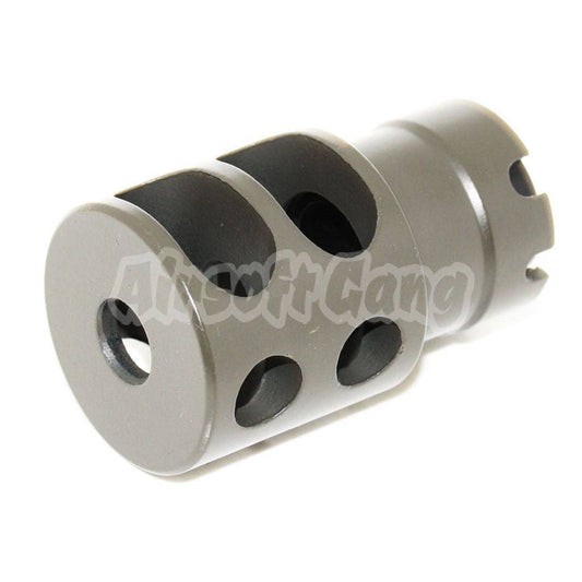 55mm DTK-2 Style Muzzle Brake Flash Hider -14mm CCW / +24mm CW Threading