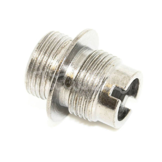 Airsoft Barrel Silencer Adaptor For Tokyo Marui MP5K +14mm CW To -14mm CCW Silver