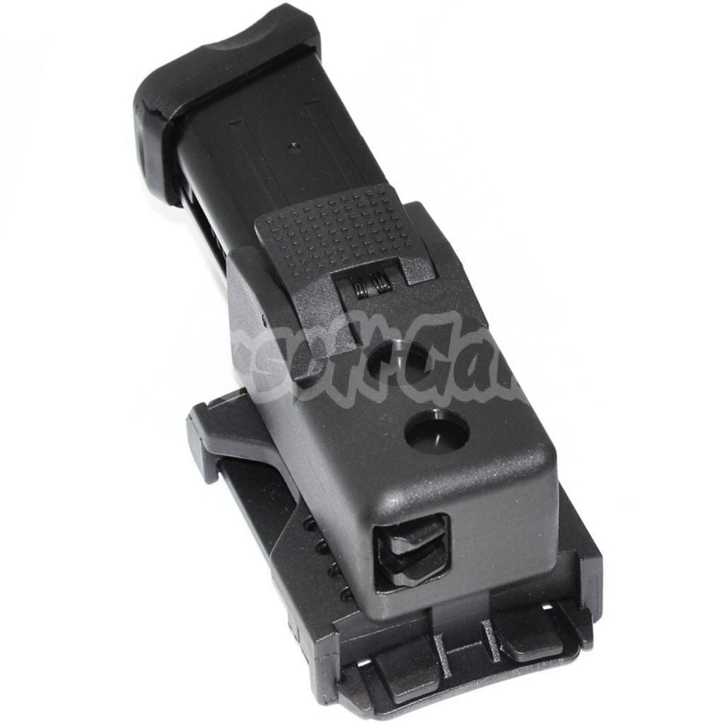 APS Quantum Mechanics Lockable Single Magazine Pouch For G17 / G18C / G19 / G22 / G23 / G24 / G34 / G35 G-Series GBB Magazine Black