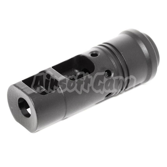 62mm Metal Muzzle Brake Flash Hider For All -14mm CCW Threading Airsoft Rifle