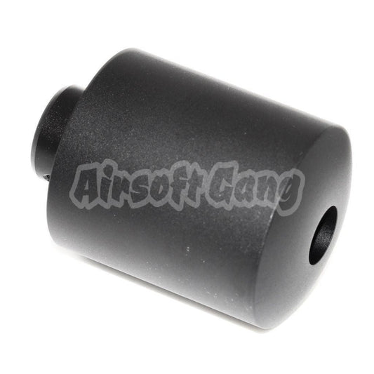 48mm/55mm Metal Muzzle Brake Flash Hider For All -14mm CCW Threading Airsoft Rifle Black