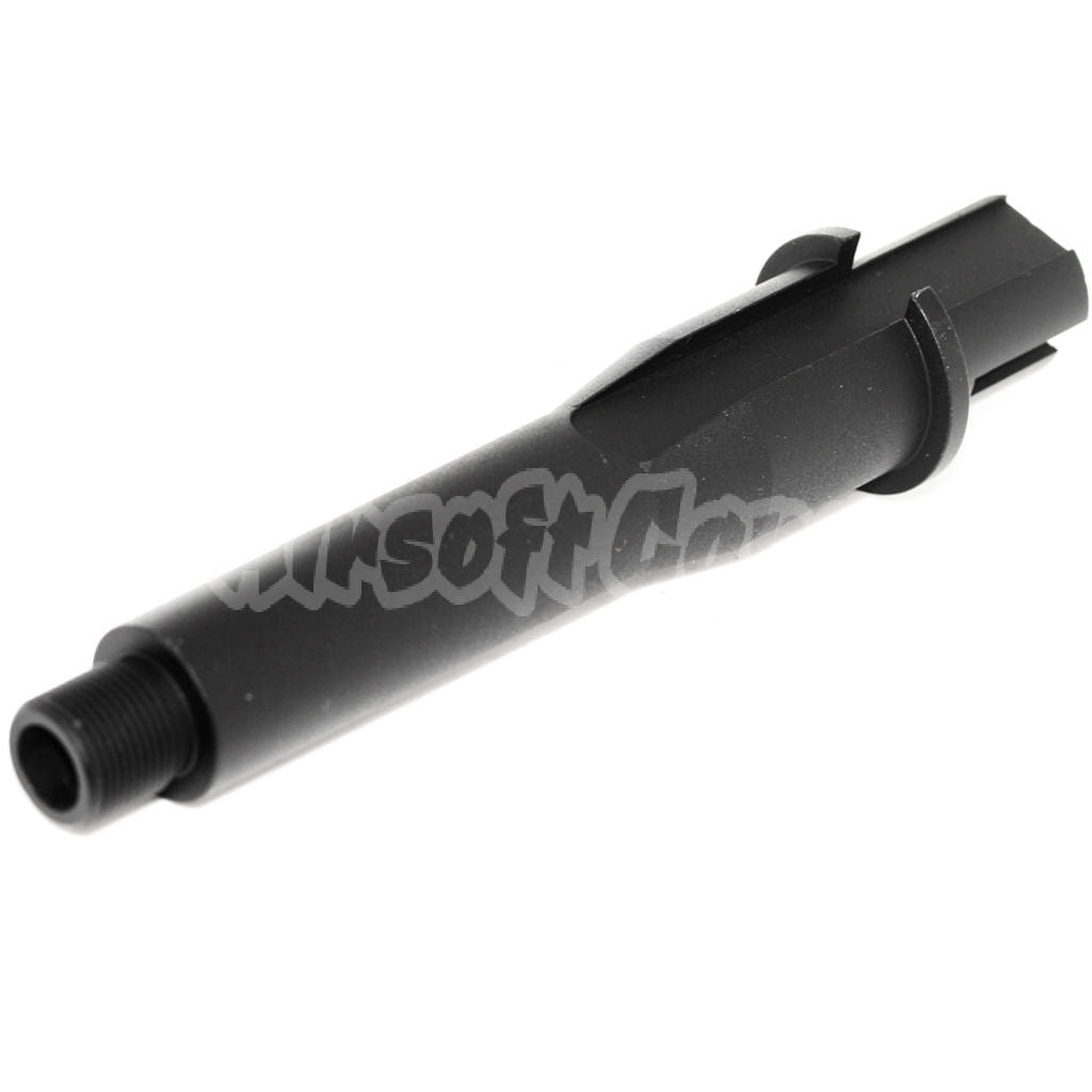 5"/5.5" 126mm/139mm Short Outer Barrel Conjunction Tube -14mm CCW AEG Black