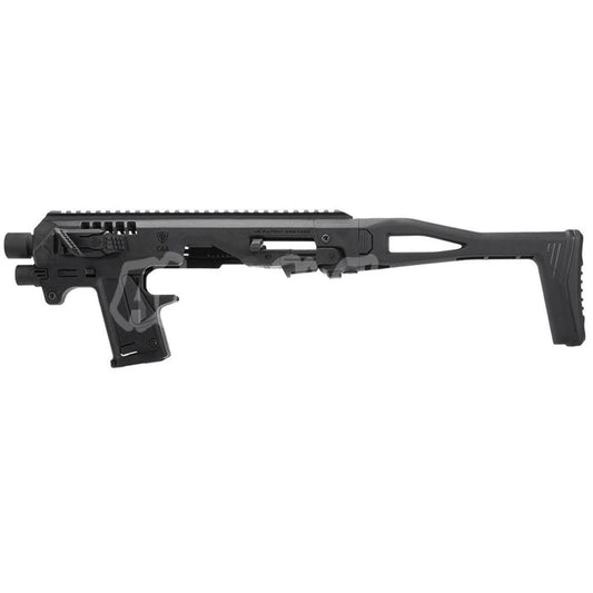 CAA Roni Pistol Carbine Conversion Kit For KSC VFC Umarex Tokyo Marui G17 G18C G19 G23F GBB Black