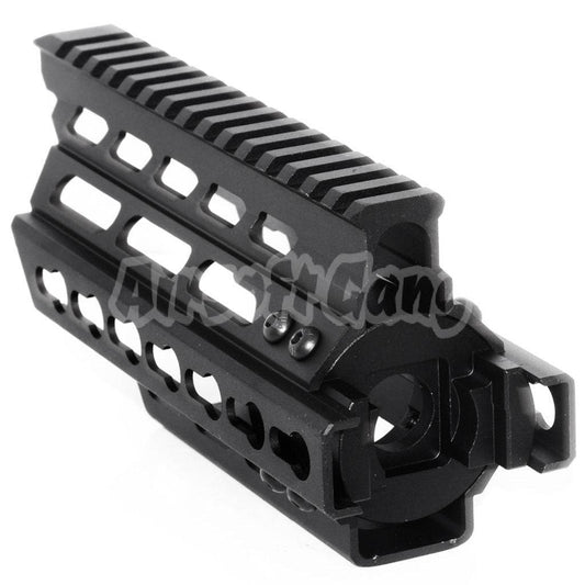 BATTLEAXE 166mm CNC P90 Keymod RAS Rail System Handguard For Tokyo Marui P90 AEG Airsoft Black