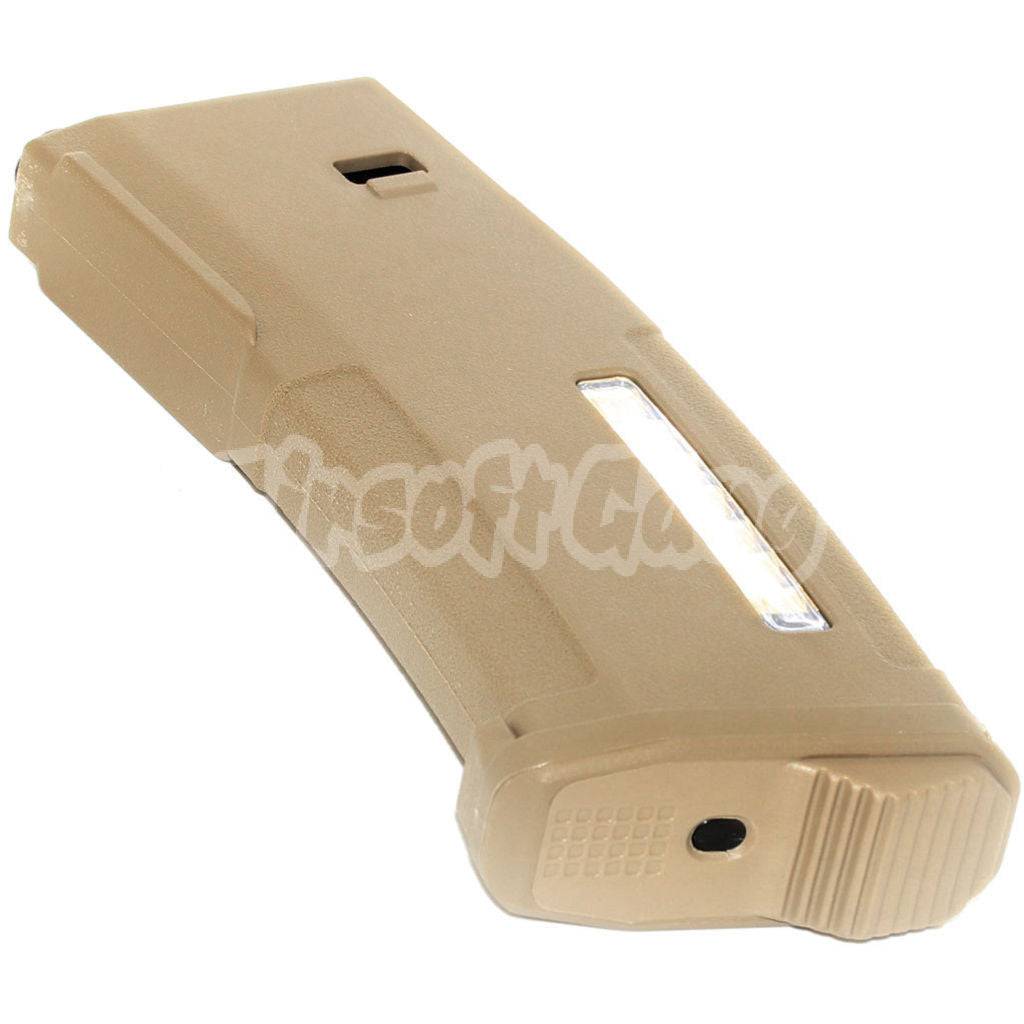 PTS 30/120rd Mag EPM Enhanced Polymer Mid-Cap Magazine For Tokyo Marui Recoil Shock Next Generation M4 SCAR 416D AEG Airsoft Dark Earth Tan