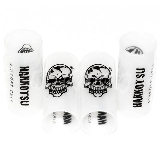 Airsoft APS 4pcs Co2 Ejecting Shotgun Shell Replacement Hulls for CAM870 Transparent White