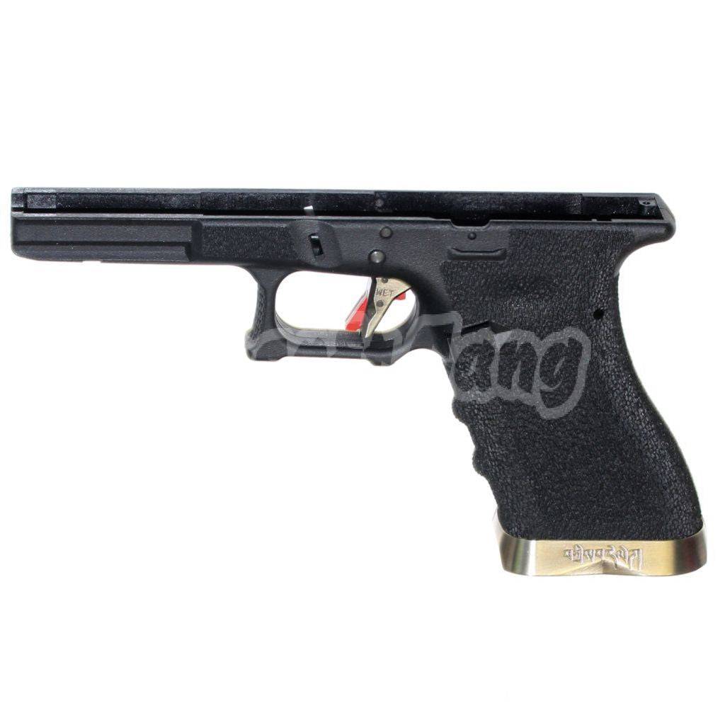 WE (WE-TECH) Archives Custom IPSC Lower Frame For Tokyo Marui AW WE G17 G18C G34 G35 GBB Pistols Black