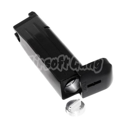 Airsoft Armorer Works AW 30rd Co2 Magazine for ARMY R501 R601 / KJ KP-05 / Zeon / EMG SAI STI TTI / AW / WE / Tokyo Marui Hi-Capa GBB Pistol Black