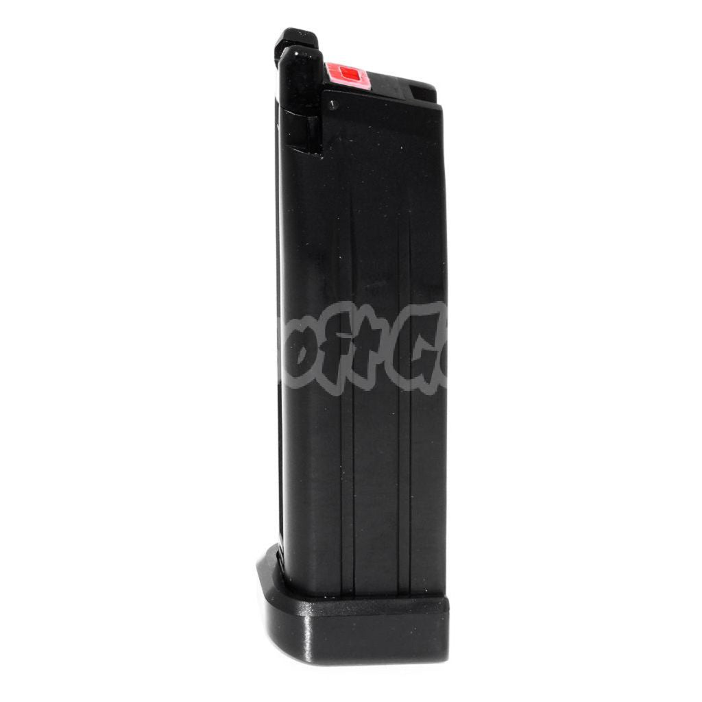 Airsoft Armorer Works AW 30rd Co2 Magazine for ARMY R501 R601 / KJ KP-05 / Zeon / EMG SAI STI TTI / AW / WE / Tokyo Marui Hi-Capa GBB Pistol Black