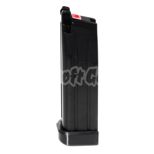 Airsoft Armorer Works AW 30rd Co2 Magazine for ARMY R501 R601 / KJ KP-05 / Zeon / EMG SAI STI TTI / AW / WE / Tokyo Marui Hi-Capa GBB Pistol Black