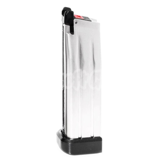 Airsoft Armorer Works AW 30rd Co2 Magazine for ARMY R501 R601 / KJ KP-05 / Zeon / EMG SAI STI TTI / AW / WE / Tokyo Marui Hi-Capa GBB Pistol Silver Gold