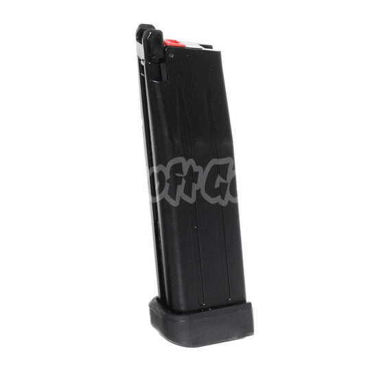 Airsoft Armorer Works AW 30rd Gas Magazine for ARMY R501 R601 / KJ KP-05 / Zeon / EMG SAI STI TTI / AW / WE / Tokyo Marui Hi-Capa GBB Pistol Black