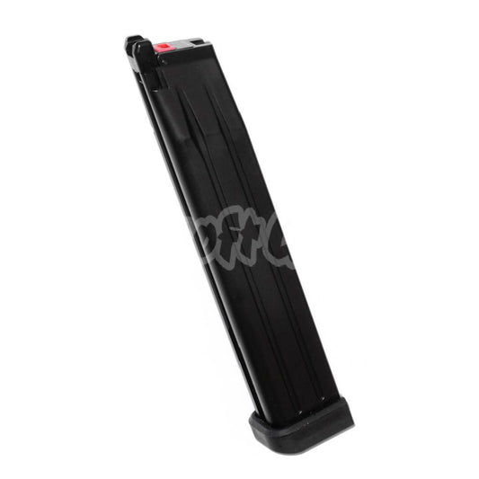 Airsoft Armorer Works AW 50rd Gas Extended Long Magazine for ARMY R501 R601 / KJ KP-05 / Zeon / EMG SAI STI TTI / AW / WE / Tokyo Marui Hi-Capa GBB Pistol Black